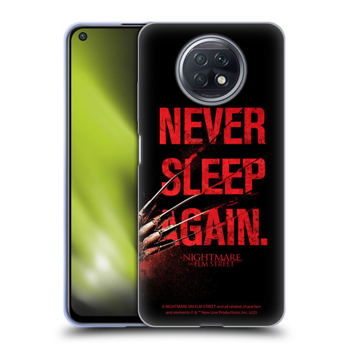 A Nightmare On Elm Street (2010) Graphics Never Sleep Again Soft Gel Case for Xiaomi Redmi Note 9T 5G