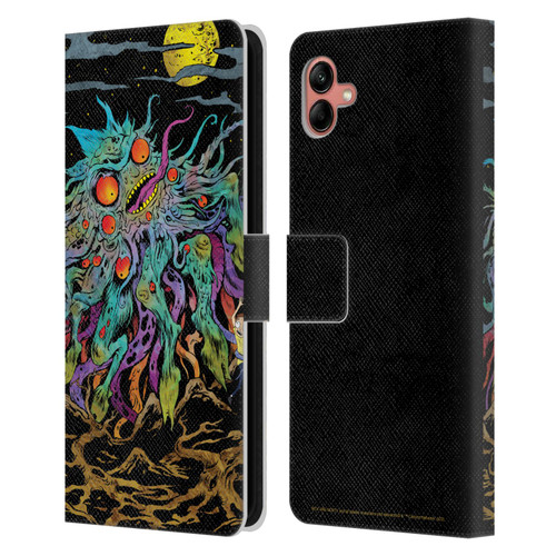 Rick And Morty Season 1 & 2 Graphics The Dunrick Horror Leather Book Wallet Case Cover For Samsung Galaxy A04 (2022)