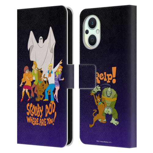 Scooby-Doo Mystery Inc. Where Are You? Leather Book Wallet Case Cover For OPPO Reno8 Lite