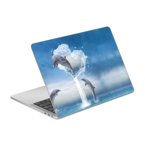Simone Gatterwe Dolphins Lovers Vinyl Sticker Skin Decal Cover for Apple MacBook Pro 13" A1989 / A2159