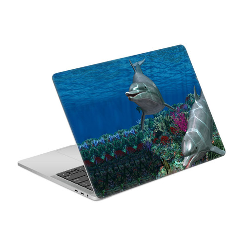 Simone Gatterwe Dolphins Twins Vinyl Sticker Skin Decal Cover for Apple MacBook Pro 13" A1989 / A2159