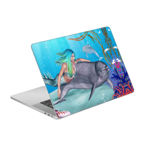 Simone Gatterwe Dolphins Mermaid Tour Vinyl Sticker Skin Decal Cover for Apple MacBook Pro 15.4" A1707/A1990