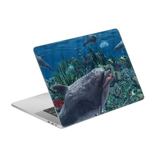 Simone Gatterwe Dolphins Reef Play Vinyl Sticker Skin Decal Cover for Apple MacBook Pro 15.4" A1707/A1990