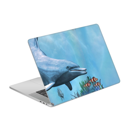 Simone Gatterwe Dolphins Seascape Vinyl Sticker Skin Decal Cover for Apple MacBook Pro 15.4" A1707/A1990