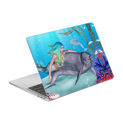 Simone Gatterwe Dolphins Mermaid Tour Vinyl Sticker Skin Decal Cover for Apple MacBook Pro 13.3" A1708