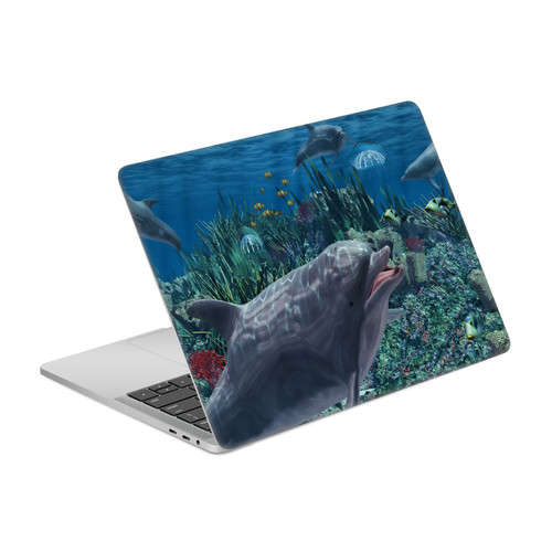 Simone Gatterwe Dolphins Reef Play Vinyl Sticker Skin Decal Cover for Apple MacBook Pro 13.3" A1708