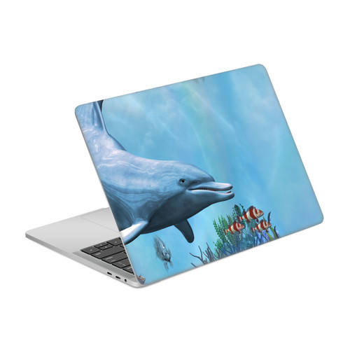Simone Gatterwe Dolphins Seascape Vinyl Sticker Skin Decal Cover for Apple MacBook Pro 13.3" A1708