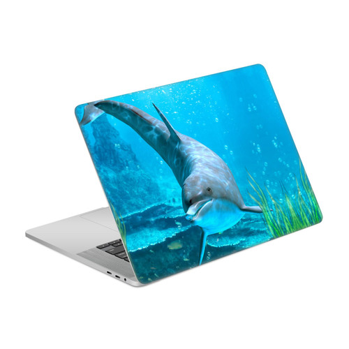 Simone Gatterwe Dolphins Seeking Starfish Vinyl Sticker Skin Decal Cover for Apple MacBook Pro 16" A2141
