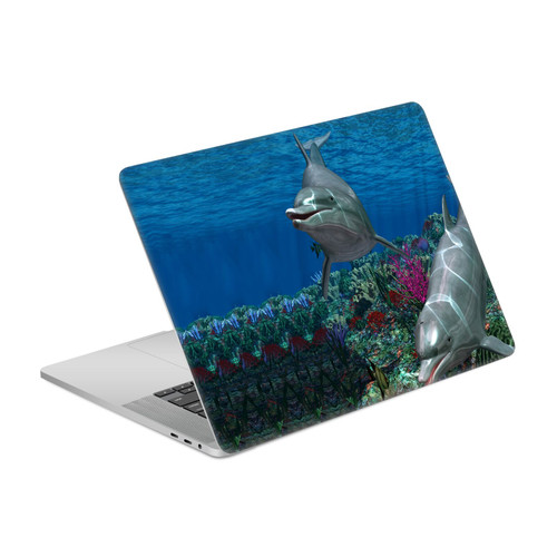 Simone Gatterwe Dolphins Twins Vinyl Sticker Skin Decal Cover for Apple MacBook Pro 16" A2141