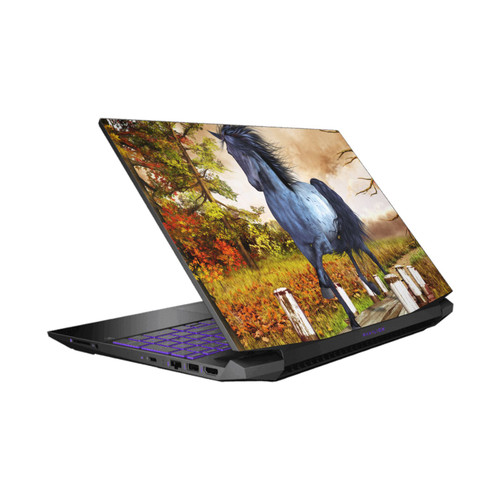 Simone Gatterwe Horses On The Lake Vinyl Sticker Skin Decal Cover for HP Pavilion 15.6" 15-dk0047TX