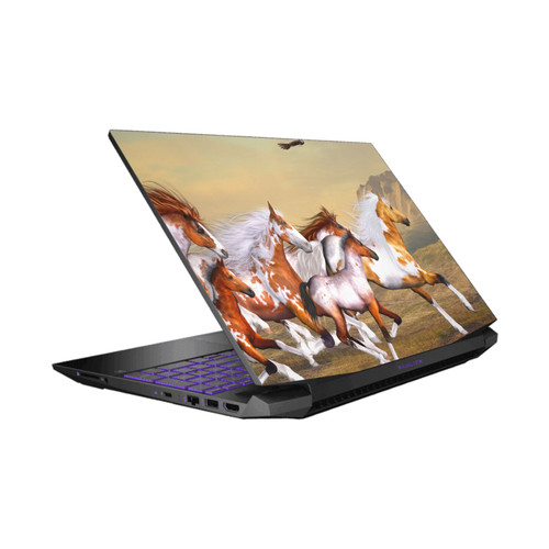 Simone Gatterwe Horses Wild Herd Vinyl Sticker Skin Decal Cover for HP Pavilion 15.6" 15-dk0047TX