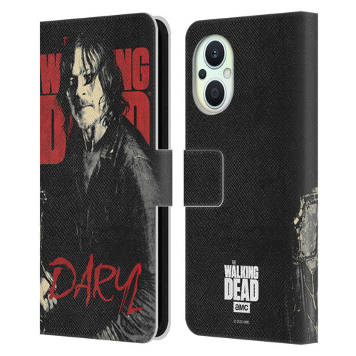 AMC The Walking Dead Season 10 Character Portraits Daryl Leather Book Wallet Case Cover For OPPO Reno8 Lite