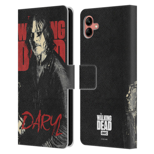 AMC The Walking Dead Season 10 Character Portraits Daryl Leather Book Wallet Case Cover For Samsung Galaxy A04 (2022)