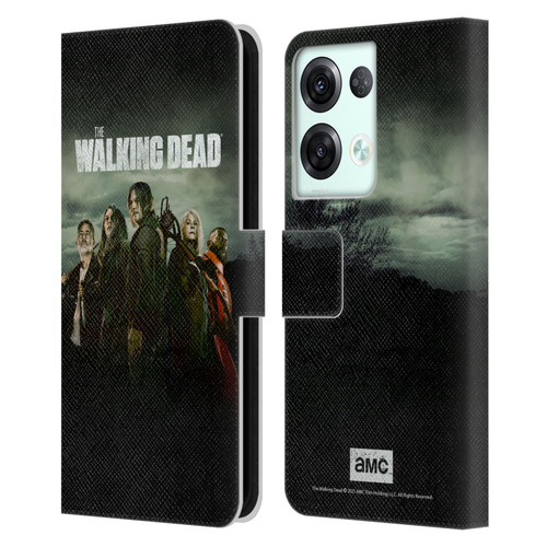 AMC The Walking Dead Season 11 Key Art Poster Leather Book Wallet Case Cover For OPPO Reno8 Pro