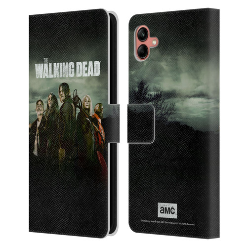 AMC The Walking Dead Season 11 Key Art Poster Leather Book Wallet Case Cover For Samsung Galaxy A04 (2022)