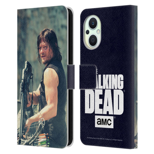 AMC The Walking Dead Daryl Dixon Archer Leather Book Wallet Case Cover For OPPO Reno8 Lite