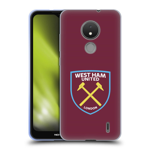 West Ham United FC Crest Full Colour Soft Gel Case for Nokia C21