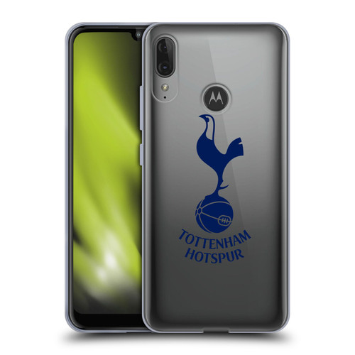 Tottenham Hotspur F.C. Badge Blue Cockerel Soft Gel Case for Motorola Moto E6 Plus