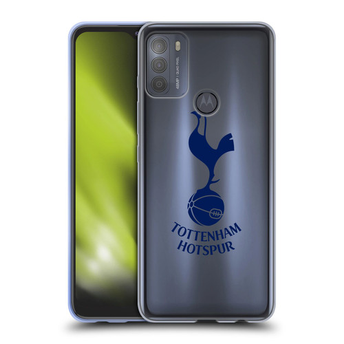 Tottenham Hotspur F.C. Badge Blue Cockerel Soft Gel Case for Motorola Moto G50