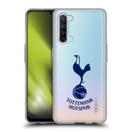 Tottenham Hotspur F.C. Badge Blue Cockerel Soft Gel Case for OPPO Find X2 Lite 5G