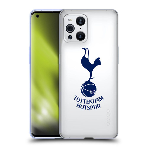 Tottenham Hotspur F.C. Badge Blue Cockerel Soft Gel Case for OPPO Find X3 / Pro