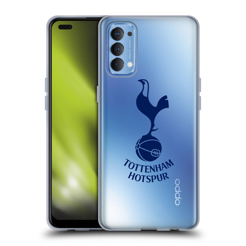 Tottenham Hotspur F.C. Badge Blue Cockerel Soft Gel Case for OPPO Reno 4 5G