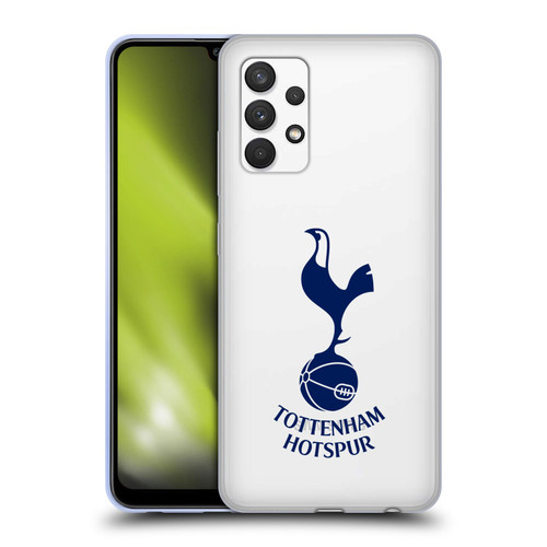 Tottenham Hotspur F.C. Badge Blue Cockerel Soft Gel Case for Samsung Galaxy A32 (2021)