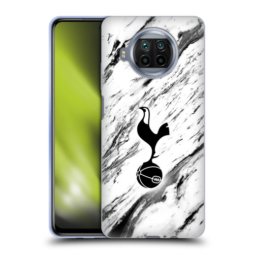 Tottenham Hotspur F.C. Badge Black And White Marble Soft Gel Case for Xiaomi Mi 10T Lite 5G