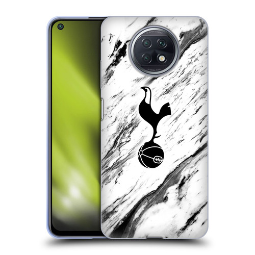 Tottenham Hotspur F.C. Badge Black And White Marble Soft Gel Case for Xiaomi Redmi Note 9T 5G