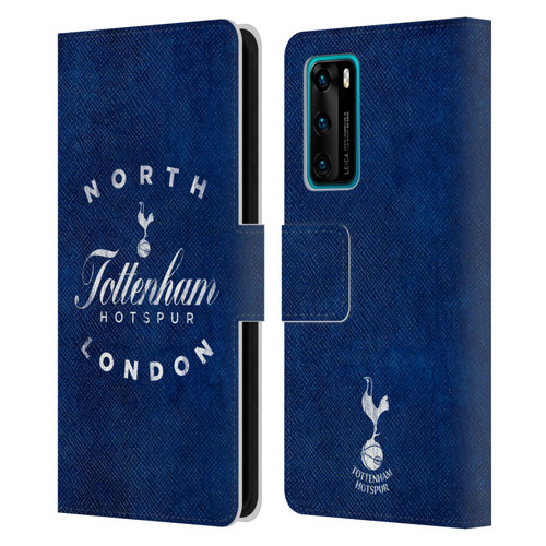 Tottenham Hotspur F.C. Badge North London Leather Book Wallet Case Cover For Huawei P40 5G