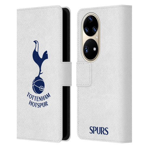 Tottenham Hotspur F.C. Badge Blue Cockerel Leather Book Wallet Case Cover For Huawei P50 Pro