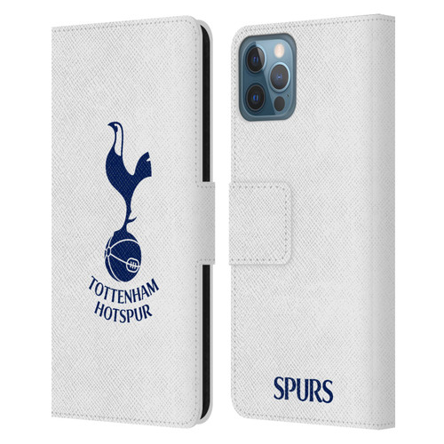 Tottenham Hotspur F.C. Badge Blue Cockerel Leather Book Wallet Case Cover For Apple iPhone 12 / iPhone 12 Pro