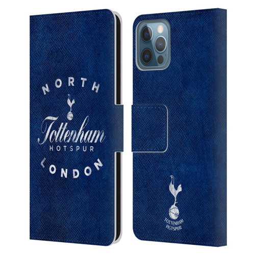 Tottenham Hotspur F.C. Badge North London Leather Book Wallet Case Cover For Apple iPhone 12 / iPhone 12 Pro