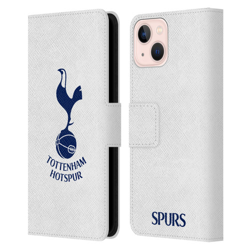 Tottenham Hotspur F.C. Badge Blue Cockerel Leather Book Wallet Case Cover For Apple iPhone 13