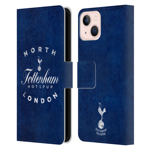 Tottenham Hotspur F.C. Badge North London Leather Book Wallet Case Cover For Apple iPhone 13