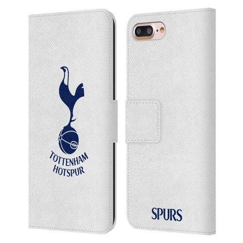 Tottenham Hotspur F.C. Badge Blue Cockerel Leather Book Wallet Case Cover For Apple iPhone 7 Plus / iPhone 8 Plus
