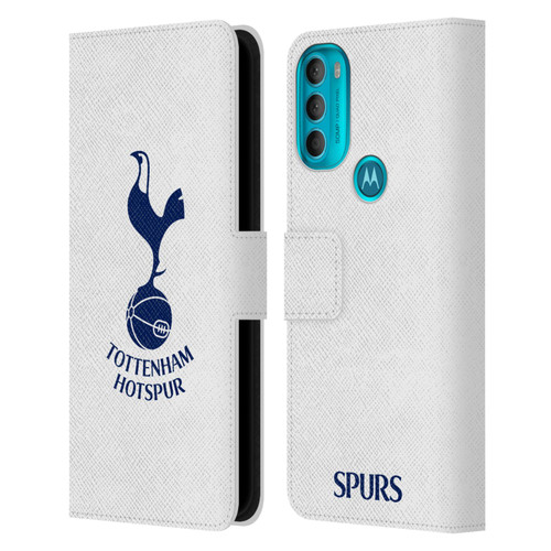 Tottenham Hotspur F.C. Badge Blue Cockerel Leather Book Wallet Case Cover For Motorola Moto G71 5G