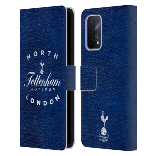 Tottenham Hotspur F.C. Badge North London Leather Book Wallet Case Cover For OPPO A54 5G