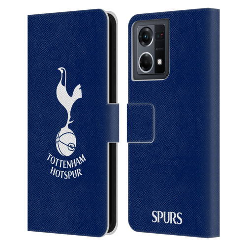 Tottenham Hotspur F.C. Badge Cockerel Leather Book Wallet Case Cover For OPPO Reno8 4G