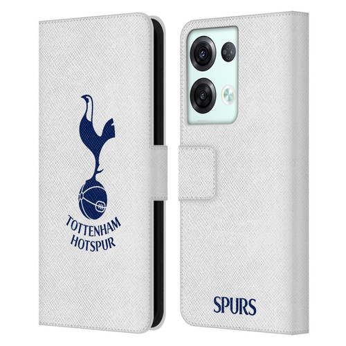 Tottenham Hotspur F.C. Badge Blue Cockerel Leather Book Wallet Case Cover For OPPO Reno8 Pro