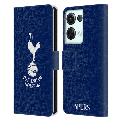 Tottenham Hotspur F.C. Badge Cockerel Leather Book Wallet Case Cover For OPPO Reno8 Pro