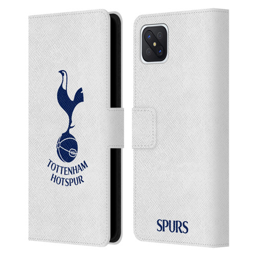 Tottenham Hotspur F.C. Badge Blue Cockerel Leather Book Wallet Case Cover For OPPO Reno4 Z 5G