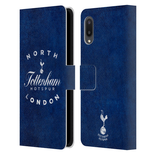 Tottenham Hotspur F.C. Badge North London Leather Book Wallet Case Cover For Samsung Galaxy A02/M02 (2021)