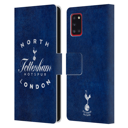 Tottenham Hotspur F.C. Badge North London Leather Book Wallet Case Cover For Samsung Galaxy A31 (2020)