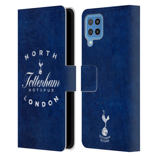 Tottenham Hotspur F.C. Badge North London Leather Book Wallet Case Cover For Samsung Galaxy F22 (2021)