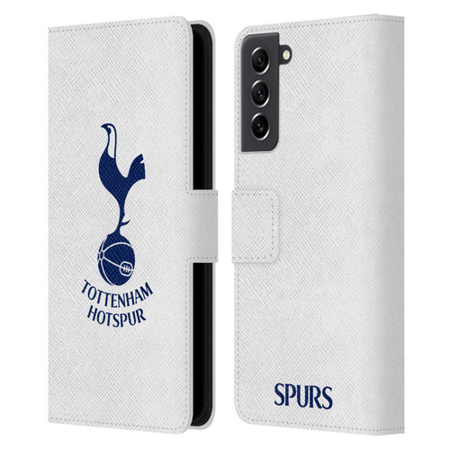 Tottenham Hotspur F.C. Badge Blue Cockerel Leather Book Wallet Case Cover For Samsung Galaxy S21 FE 5G
