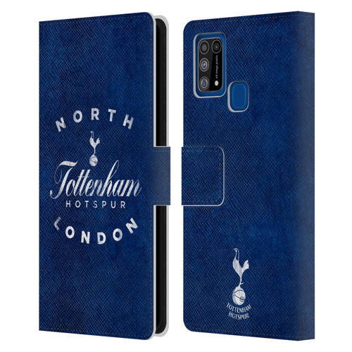 Tottenham Hotspur F.C. Badge North London Leather Book Wallet Case Cover For Samsung Galaxy M31 (2020)