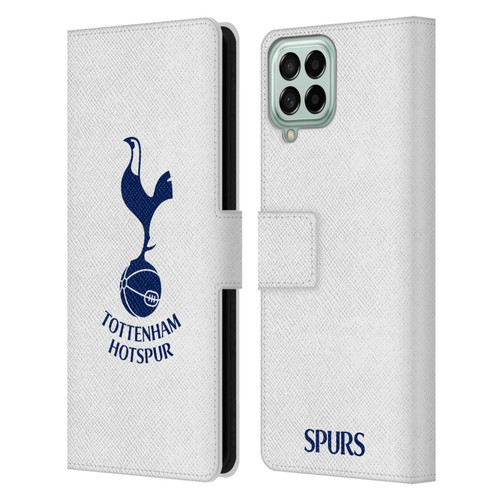 Tottenham Hotspur F.C. Badge Blue Cockerel Leather Book Wallet Case Cover For Samsung Galaxy M53 (2022)