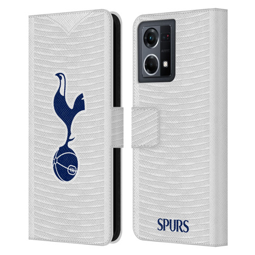 Tottenham Hotspur F.C. 2021/22 Badge Kit Home Leather Book Wallet Case Cover For OPPO Reno8 4G