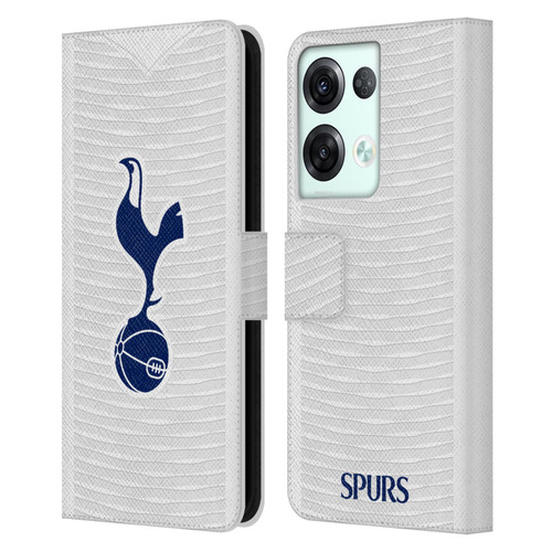 Tottenham Hotspur F.C. 2021/22 Badge Kit Home Leather Book Wallet Case Cover For OPPO Reno8 Pro